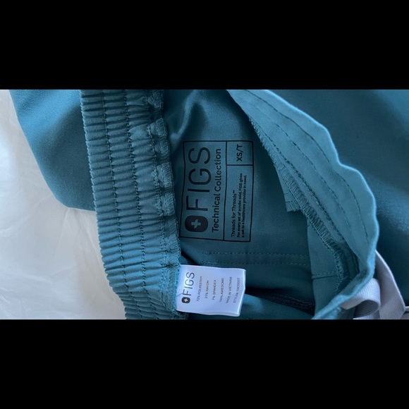 Yola Skinny FIGS Scrub pants XS TALL HYDROGREEN - Picture 6 of 6